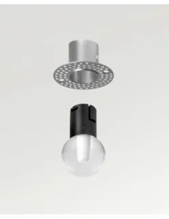 Alaska Big Trimless - Arkoslight - Lámpara empotrable trimless, esfera de vidrio Ø 10 cm