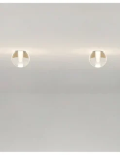 Alaska Trimless - Arkoslight - Lámpara empotrable trimless, esfera de vidrio Ø 5 cm