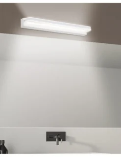 Aplique de baño Aero – AJP – Lámpara para espejos LED, acabado blanco