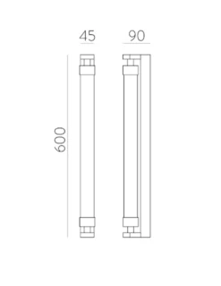 Aplique de baño Lineo - ACB - Luz LED para espejo de baño