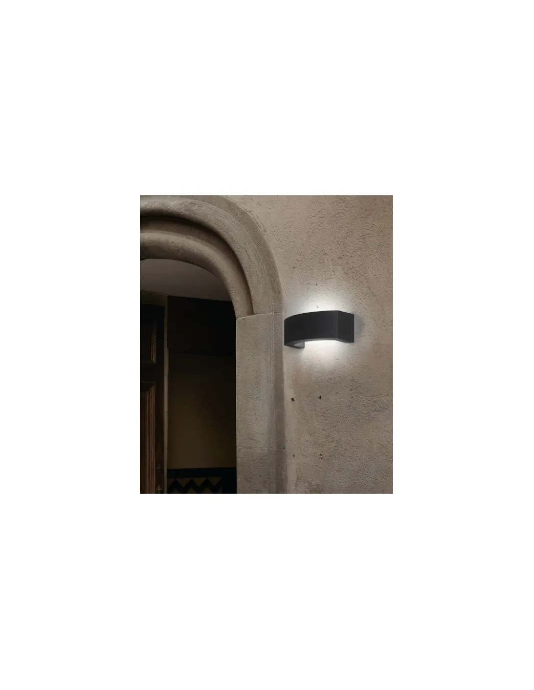Aplique de exterior Ancora - Faro - Lámpara de pared en gris oscuro, IP44