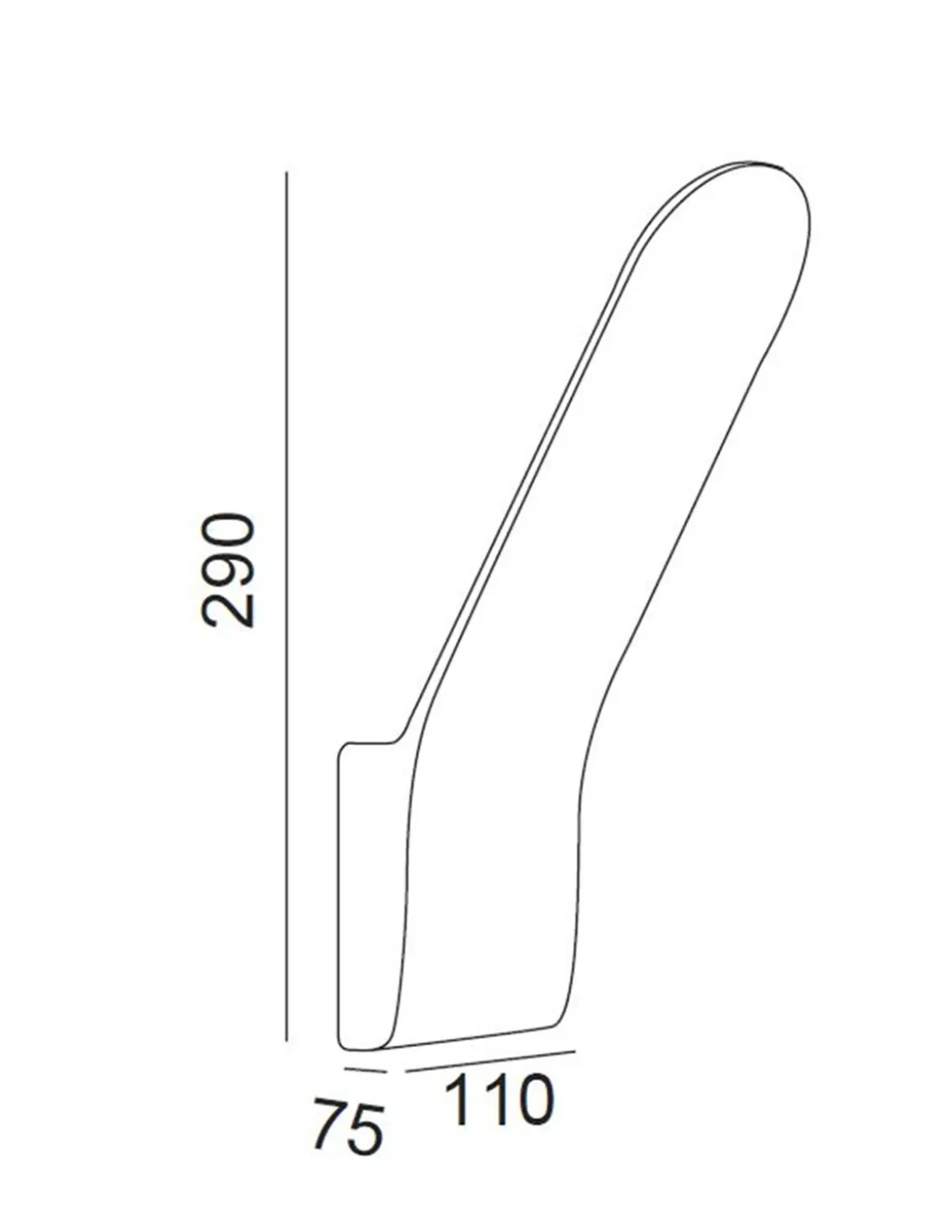 Aplique de exterior Andes – Mantra – Lámpara de pared IP65, LED 3000K
