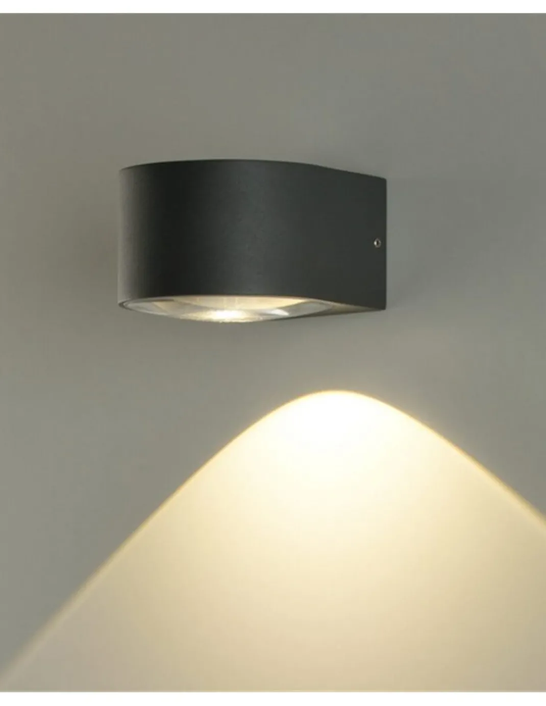 Aplique de exterior Ania - ACB - Luz de pared minimalista IP65