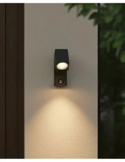 Aplique de exterior Cala - ACB - Proyector LED orientable con sensor de movimiento