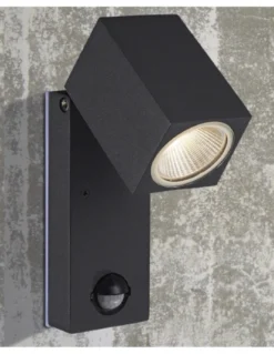 Aplique de exterior Cala - ACB - Proyector LED orientable con sensor de movimiento