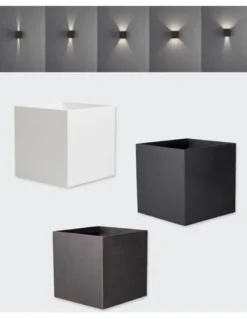 Aplique de exterior Cube - Conalux - Lámpara de pared cúbica