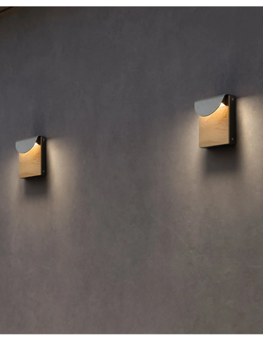 Aplique de exterior Dion - Novolux Lighting - Lámpara antracita con paneles decorativos
