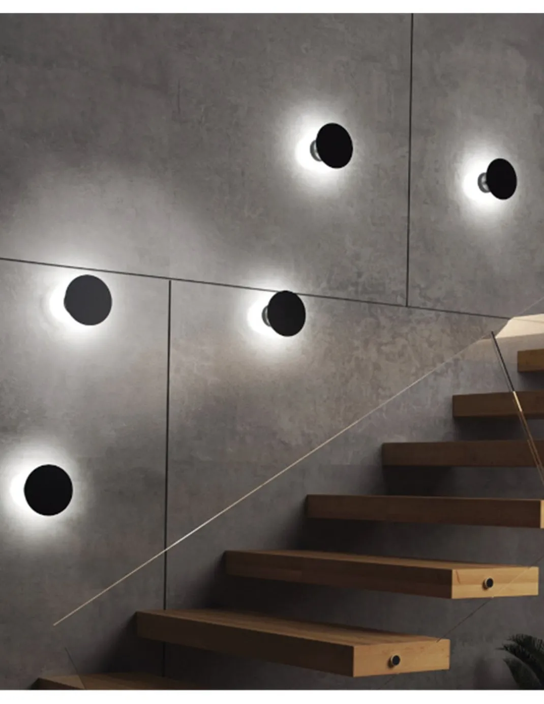 Aplique de exterior Duomo - Novolux Lighting - Lámpara minimalista circular antracita