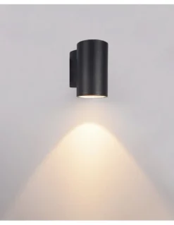 Aplique de exterior Fox - Iberlamp - Lámpara de aluminio antracita