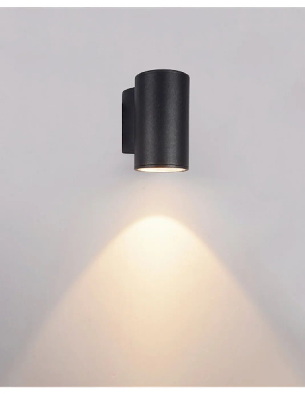 Aplique de exterior Fox - Iberlamp - Lámpara de aluminio antracita