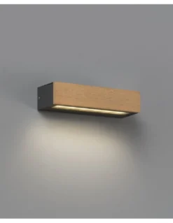 Aplique de exterior Lako – Faro – Lámpara LED 3000K, Aluminio, 22 cm