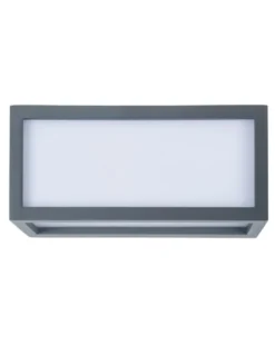 Aplique de exterior Quanta - FORLIGHT - Diseño horizontal, 25 cm