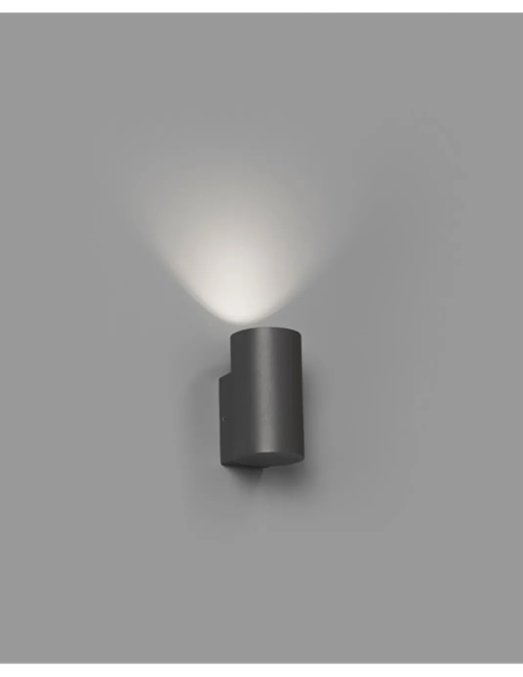 Aplique de exterior Thon 1L - Faro - Lámpara de pared gris LED, IP 55