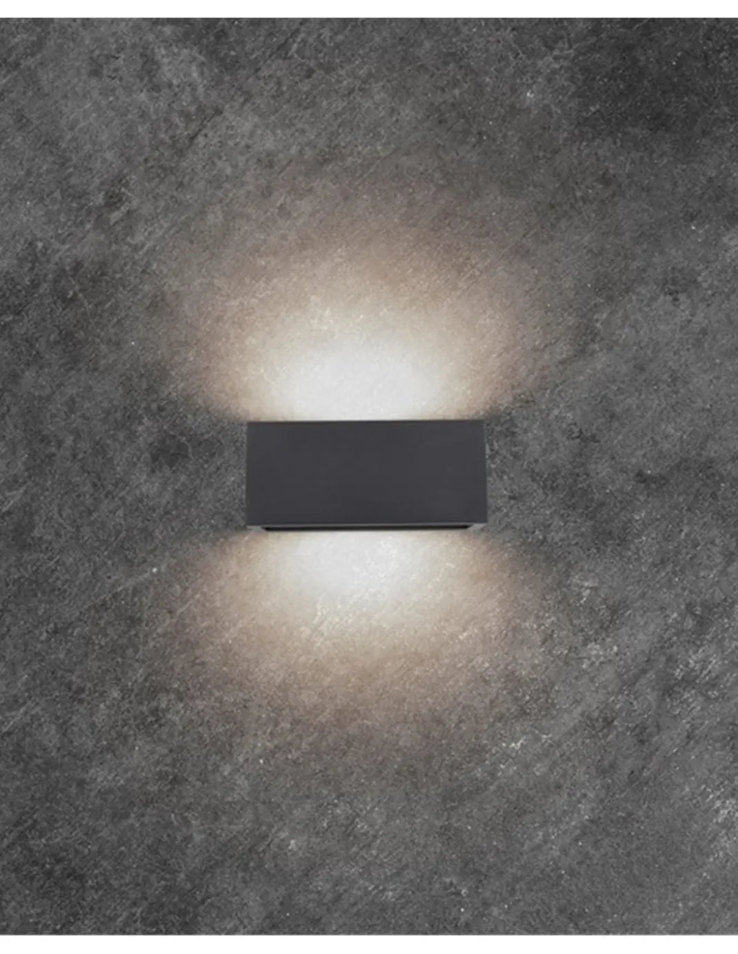 Aplique de exterior Utah – Mantra – Lámpara de pared en gris, blanco o corten
