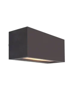 Aplique de exterior Utah – Mantra – Lámpara de pared en gris, blanco o corten