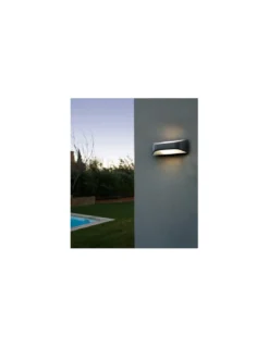 Aplique de exterior View - Faro - Lámpara de pared en gris oscuro, IP54