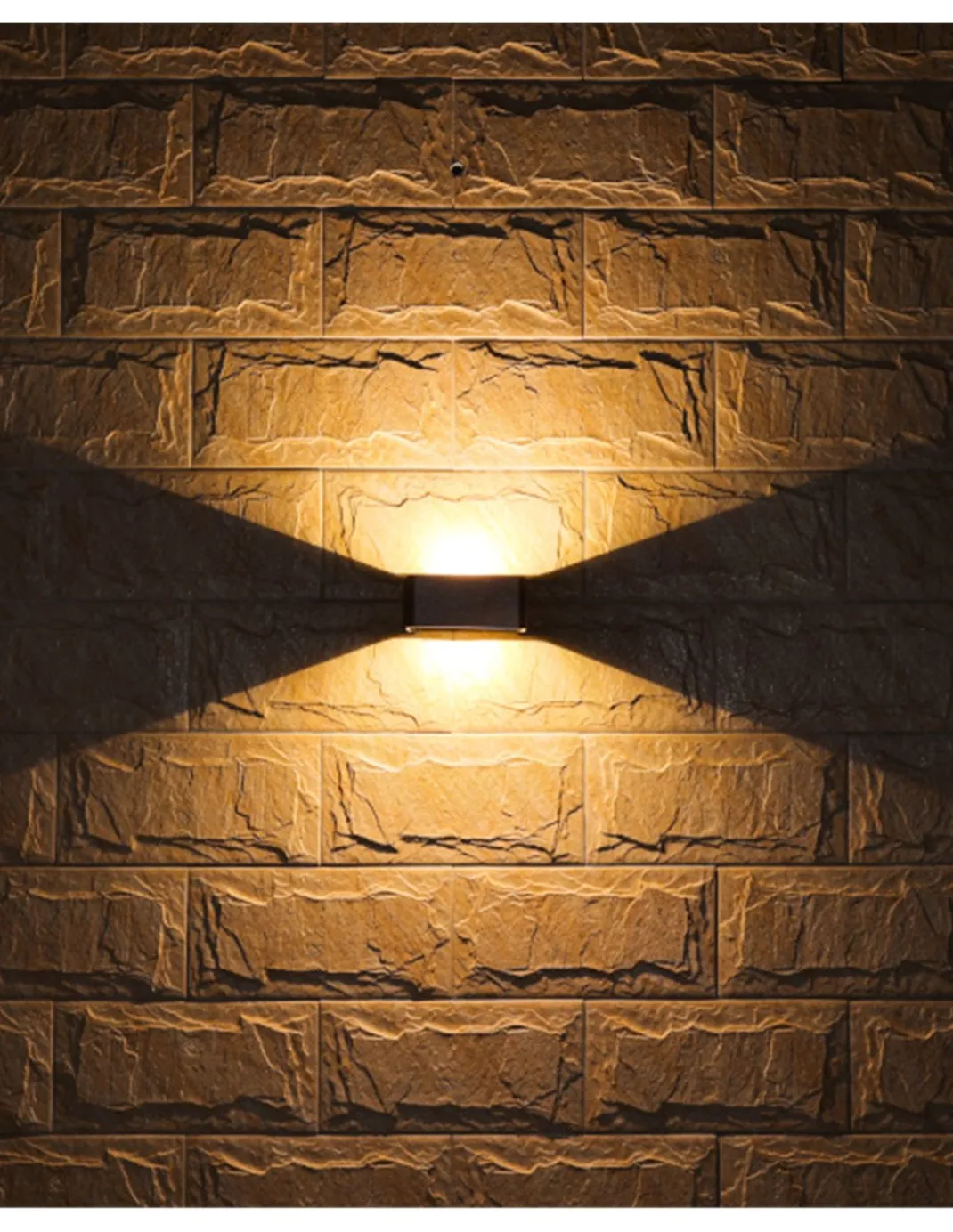 Aplique de exterior Zerouno - Iberlamp - Iluminación LED decorativa y bidireccional para terrazas