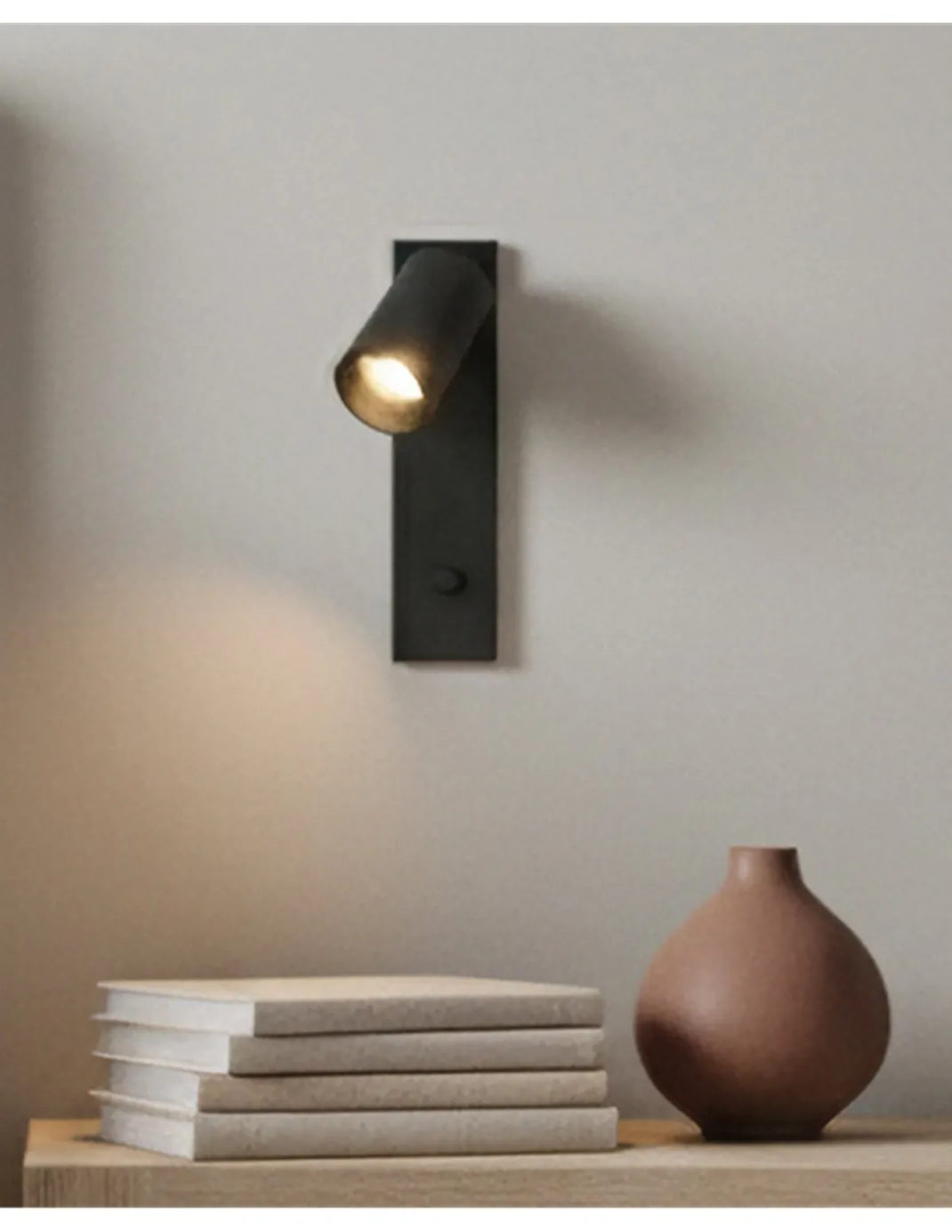 Aplique de lectura Gina - ACB - Aplique orientable con interruptor regulable