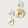Aplique de pared Abby – Aromas – Lámpara de pared decorativa, Metal+Alabastro, LED 2700K