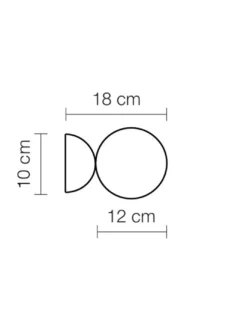 Aplique de pared Abisal - Luxcambra - Lámpara minimalista de cerámica, pantalla de alabastro