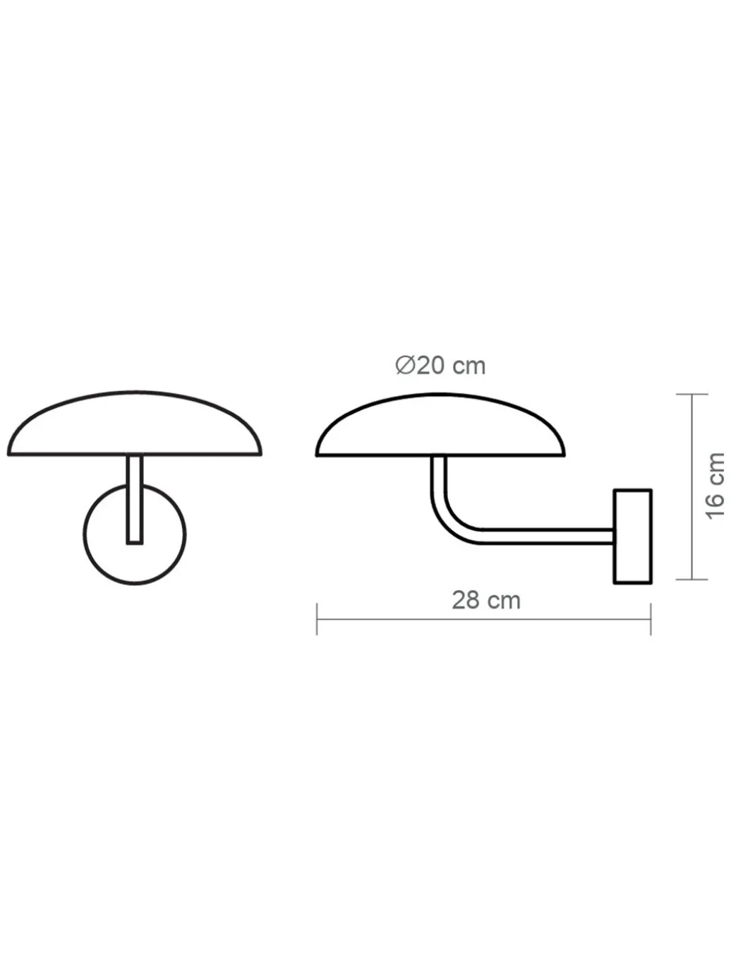 Aplique de pared Absidiola - Luxcambra - Lámpara de cerámica blanca