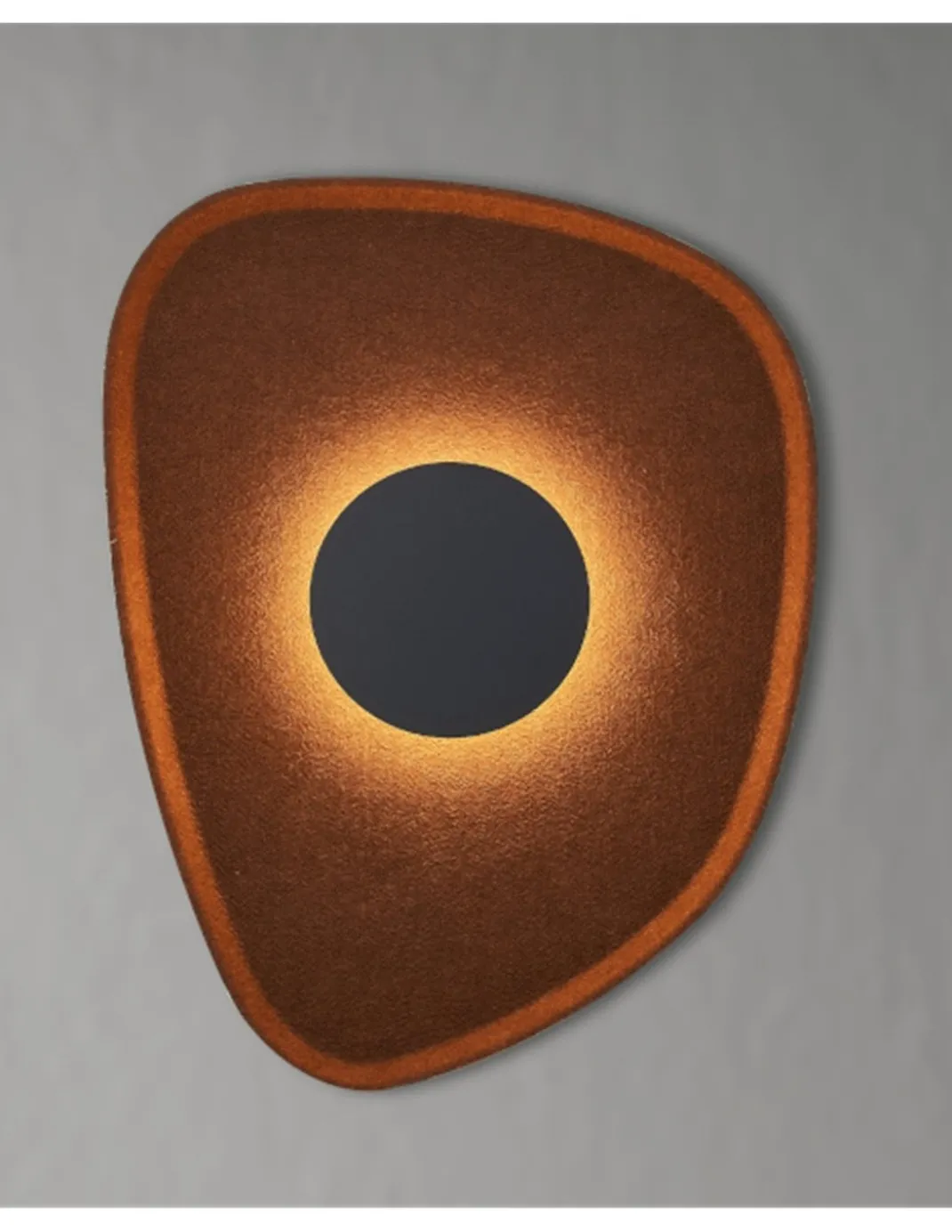 Aplique de pared Acustic - Mantra - Lámpara acústica de diseño orgánico, acabado café