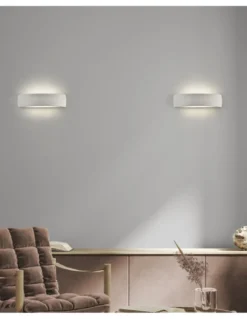 Aplique de Pared Alba - ACB - Lámpara de pared moderna en escayola blanca