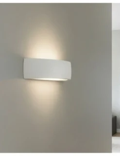 Aplique de Pared Alba - ACB - Lámpara de pared moderna en escayola blanca