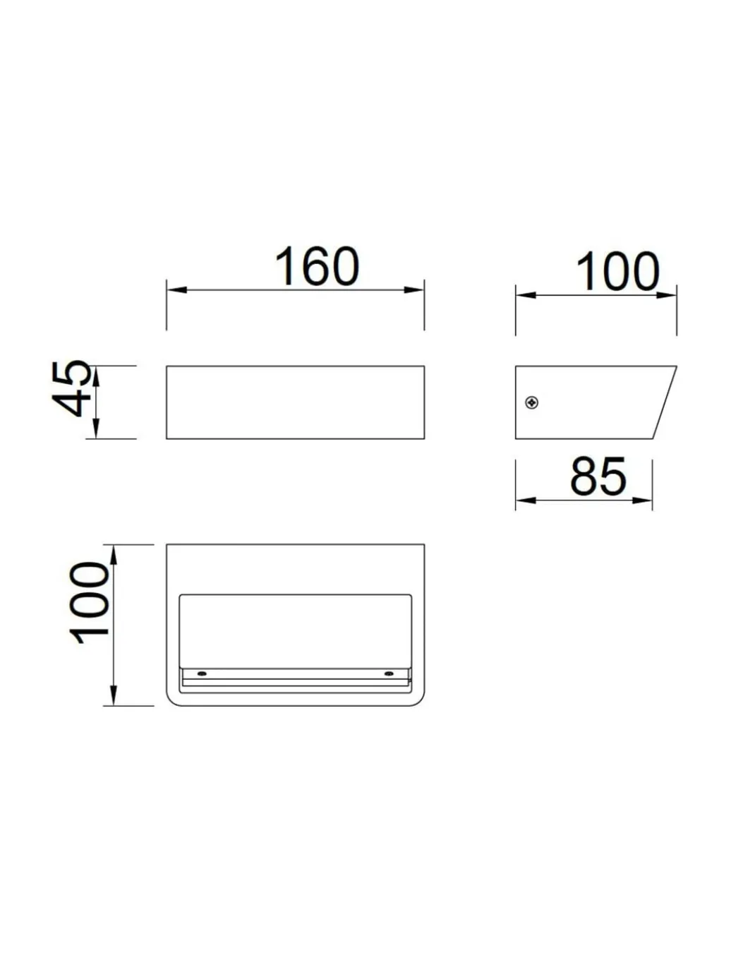 Aplique de pared Altea – Mantra – Lámpara blanca, LED 3000/4000K