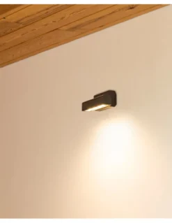 Aplique de pared Balic - Faro - Lámpara de exterior negra