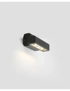 Aplique de pared Balic - Faro - Lámpara de exterior negra
