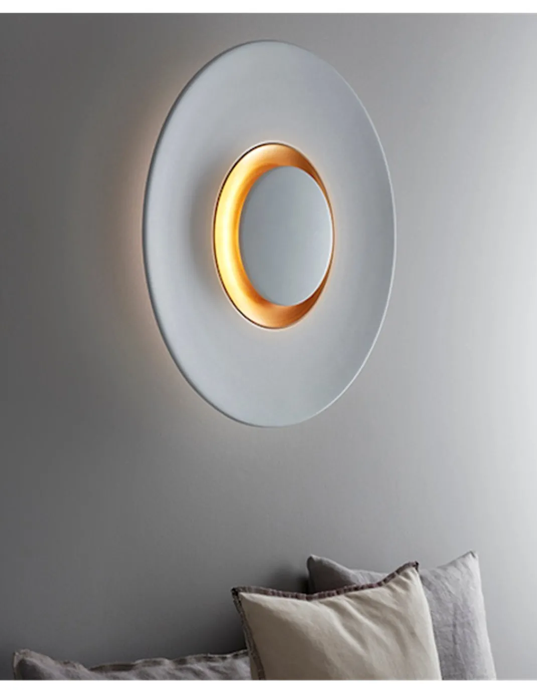 Aplique de pared Big Bang – LedsC4 – LED texturizado blanco