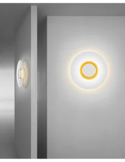 Aplique de pared Big Bang – LedsC4 – LED texturizado blanco