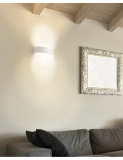 Aplique de pared blanco Deneb – Exo - Novolux Lighting