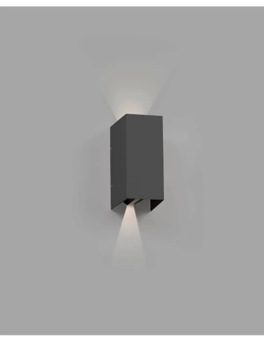 Aplique de pared Blind – Faro – Diseño moderno, Lámpara LED de exterior