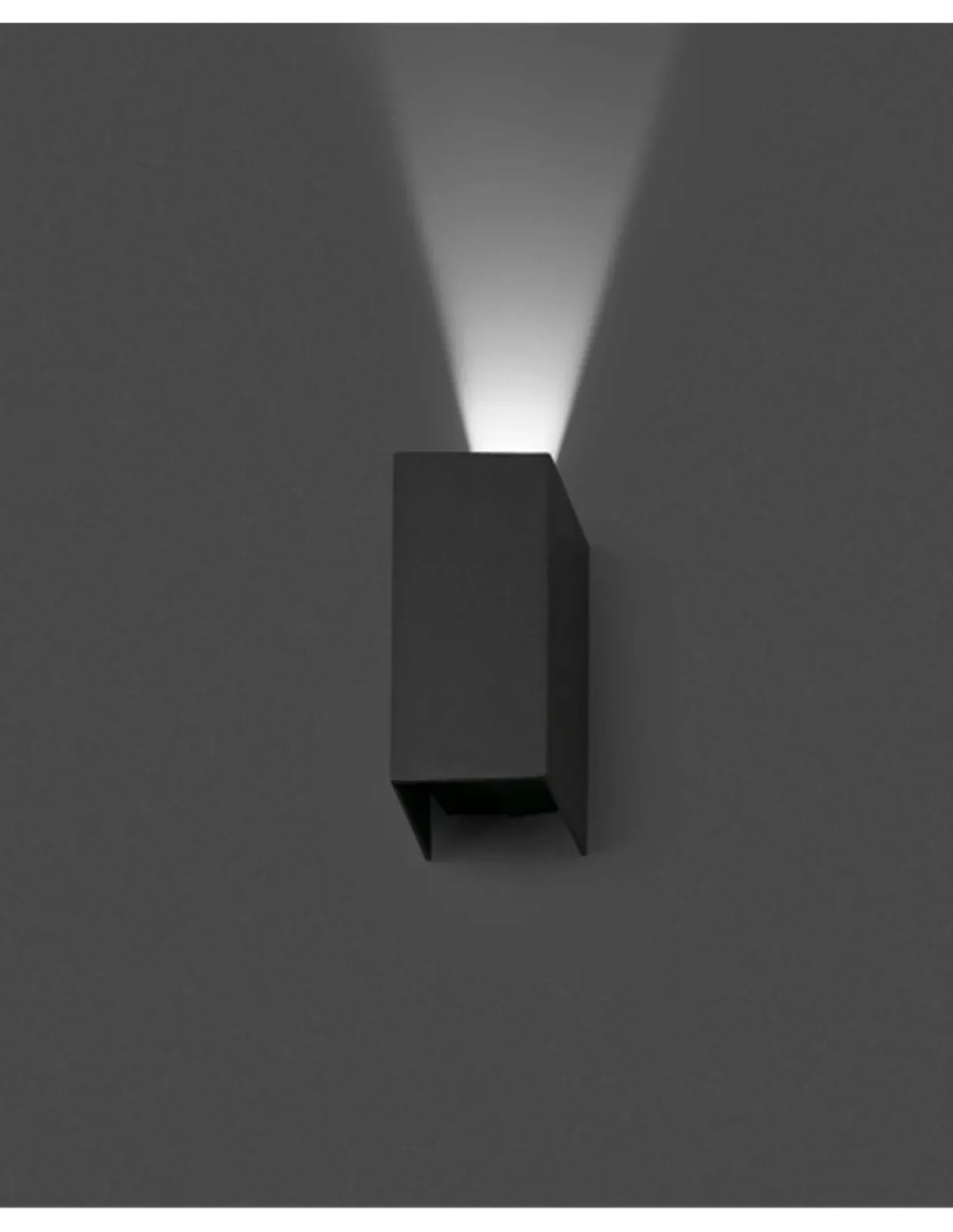 Aplique de pared Blind – Faro – Diseño moderno, Lámpara LED de exterior