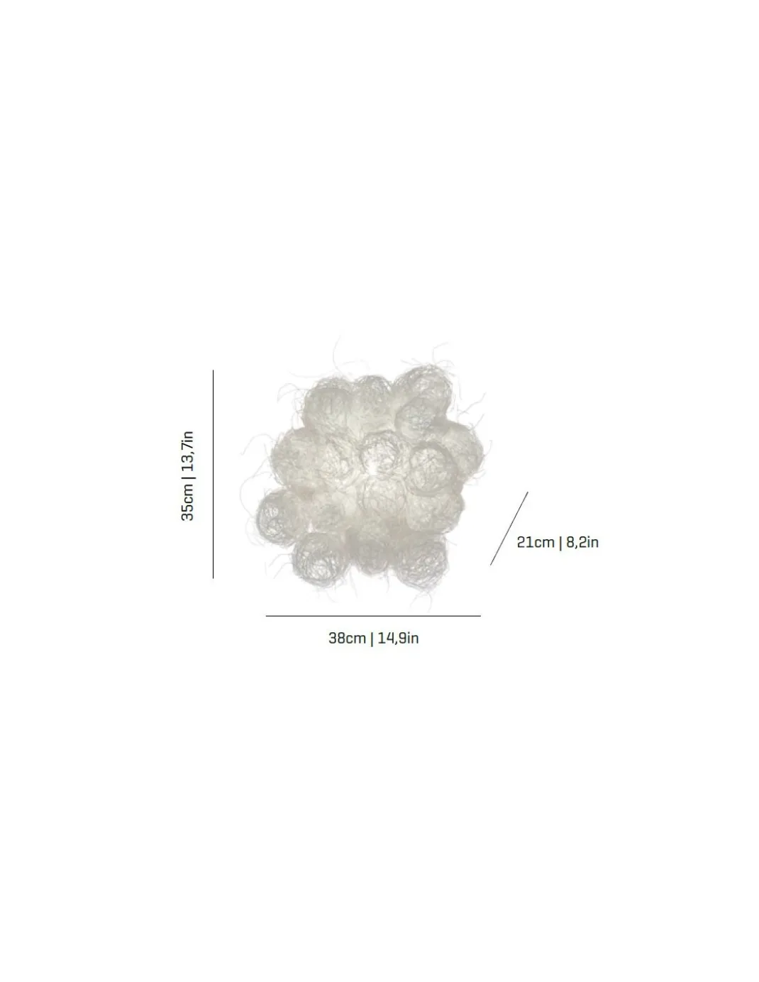Aplique de pared Blum - a emotional light - Lámpara de diseño en forma de nube