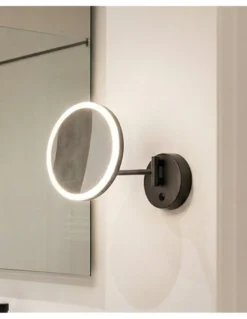 Aplique de pared Boan - ACB - Espejo de aumento con luz para maquillarse