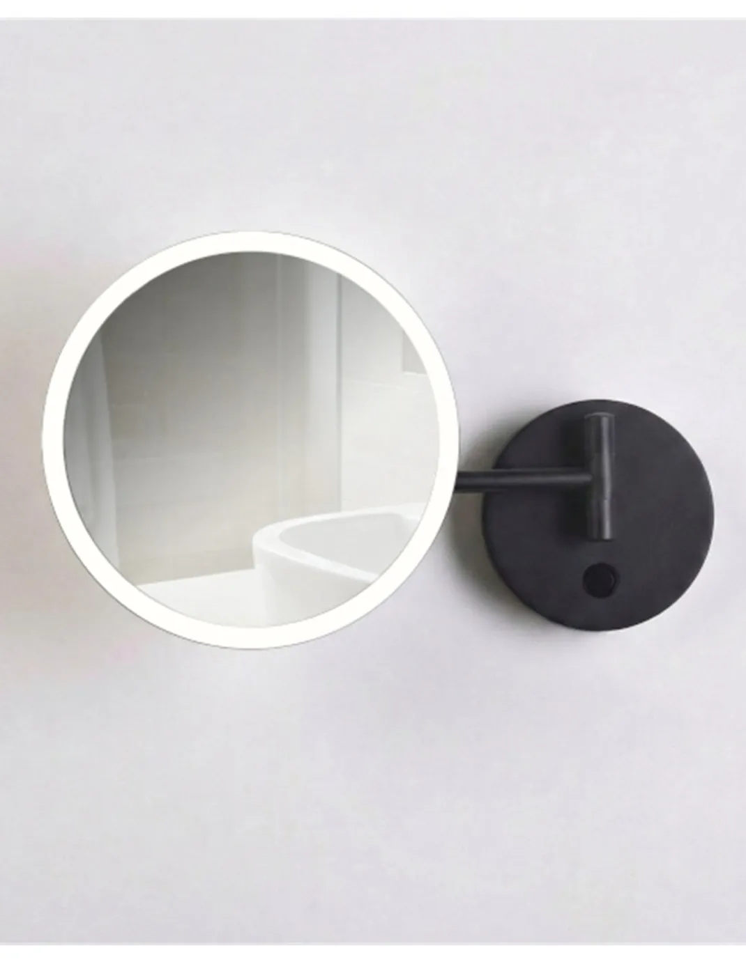 Aplique de pared Boan - ACB - Espejo de aumento con luz para maquillarse