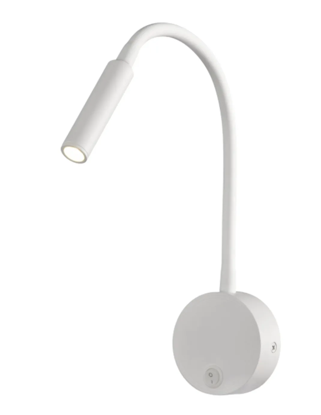 Aplique de pared Boavista – Mantra – Lámpara de pared con lector, Blanca, LED 3000K