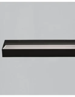 Aplique de pared Brick - ACB - LED integrado 20W-56W, 2380-7020 lm, difusor microprismático, acabado blanco y negro