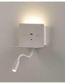 Aplique de Pared Calma - ACB - Lámpara para lectura con USB