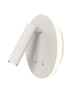 Aplique de pared Cayman – Mantra – Lámpara de lectura redonda 3000K LED