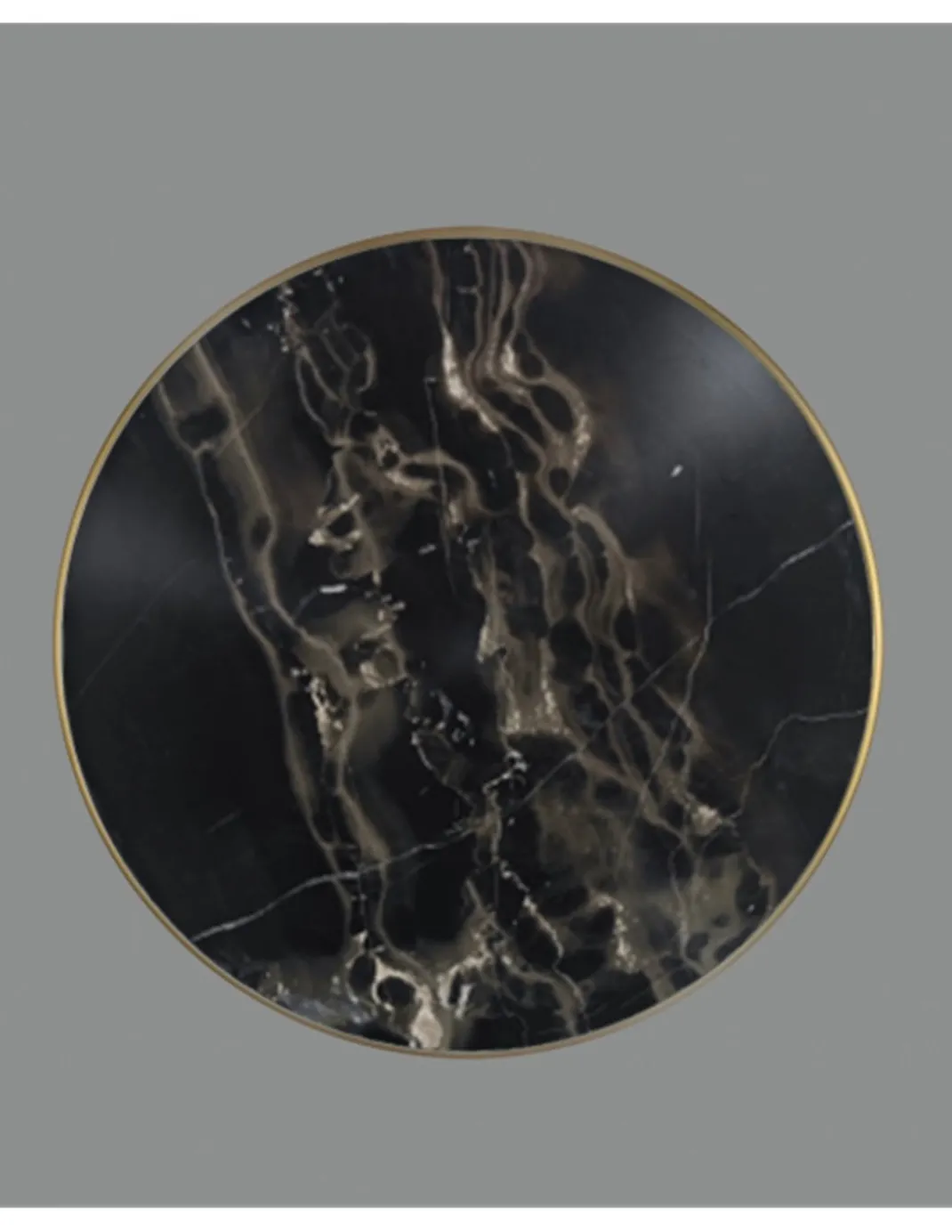 Aplique de pared Chamaleon - ACB - Lámpara de mármol decorativa, Ø15 cm