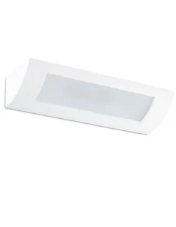 Aplique de pared Chera – Faro – Lámpara de yeso blanco, G9, 40 cm