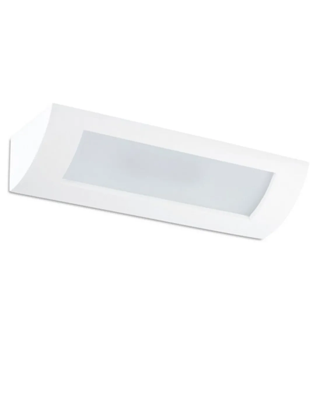 Aplique de pared Chera – Faro – Lámpara de yeso blanco, G9, 40 cm