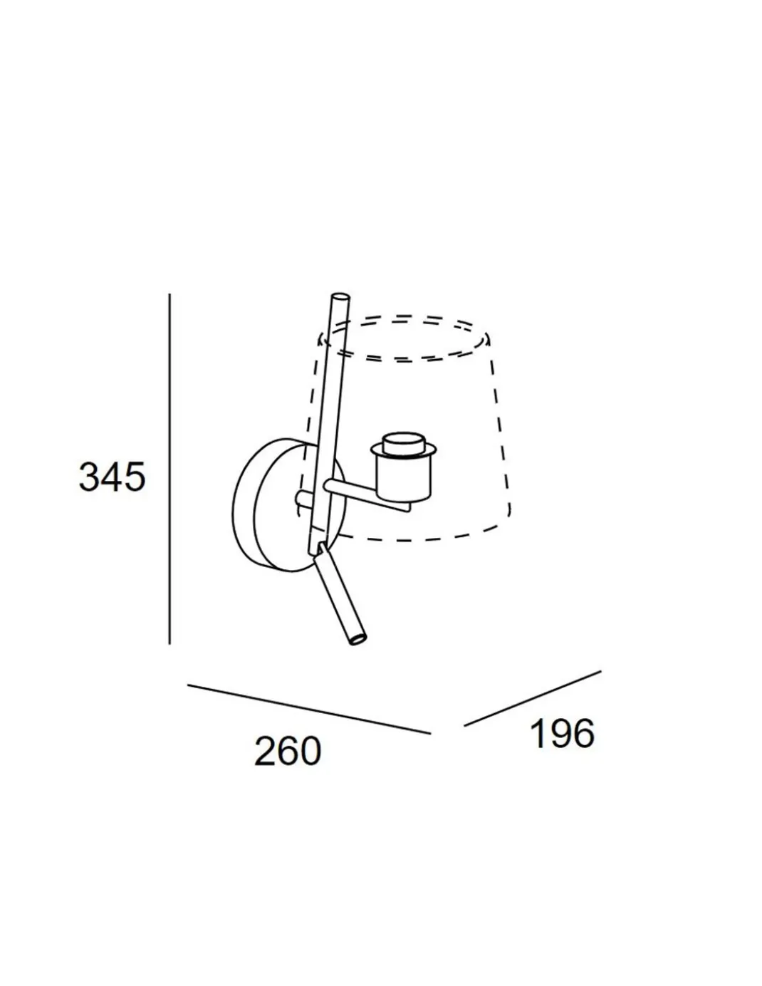 Aplique de pared Clip – LedsC4 – Lámpara de lectura negra con pantalla en 2 colores, LED 2700K+E27