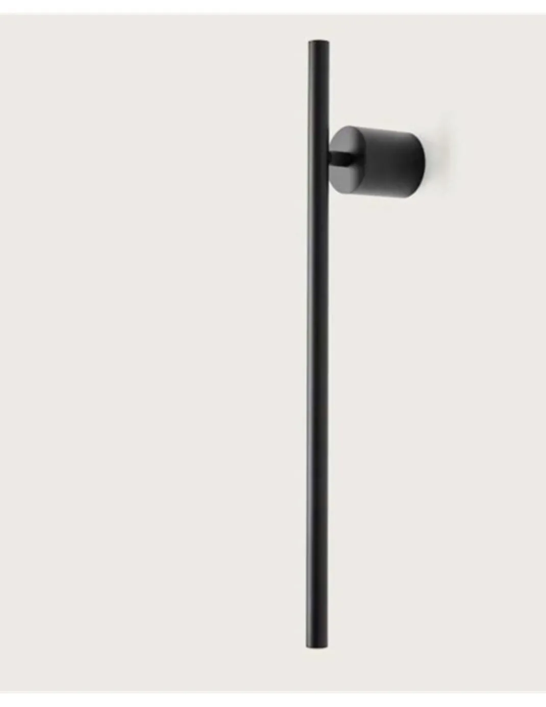 Aplique de pared Clock - Aromas - Lámpara de pared LED regulable, minimalista, negro mate