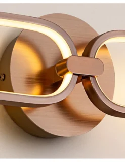 Aplique de pared Colette – Schuller – Lámpara LED en oro rosa o cromo