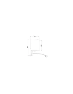 Aplique de pared con flexo Basic - Pujol